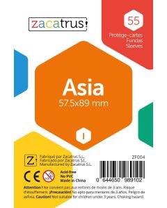 Protège-cartes Zacatrus Asia (57,5 mm x 89 mm) (55 unités)
