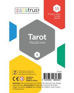 Protège-cartes Zacatrus Tarot (70x120mm) (55 unités)