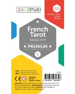 Protège-cartes Zacatrus French Tarot Premium (61x112mm) (50)