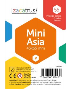 Protège-cartes Zacatrus Mini Asia (43 mm X 65 mm) (55 unités)