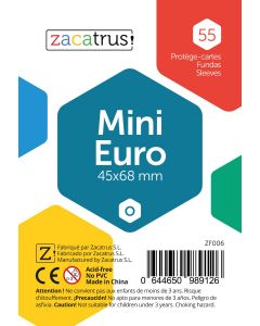 Protèges-cartes Zacatrus Mini Euro (45 x 68 mm) (55 unités)