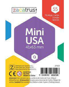 Protège-cartes Zacatrus Mini USA (41 mm x 63 mm)