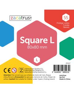 Protège-cartes Zacatrus Square L (Carré Large) (55 unités)