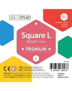 Protège-cartes Zacatrus Square L premium (Carré Moyen)